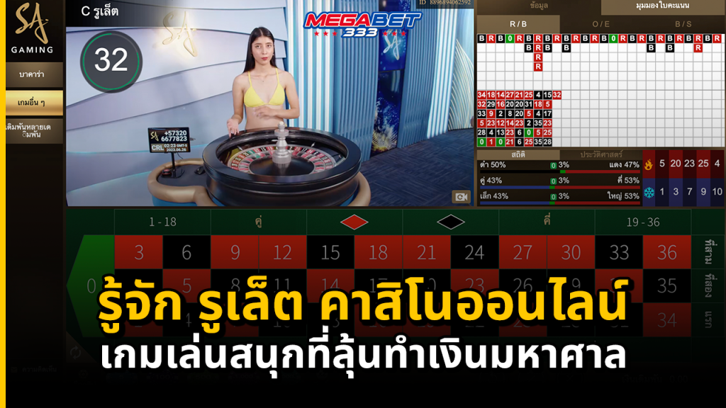 รู้จัก รูเล็ต คาสิโนออนไลน์ เกมเล่นสนุกที่ลุ้นทำเงินมหาศาล