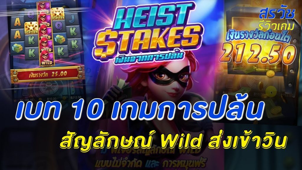 เกมค่าย PG Slot เงินจากการปล้น หรือ Heist Stakes